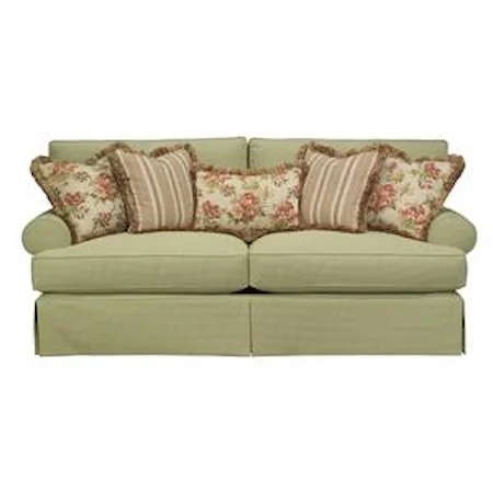 Skirted Stationary Sofa